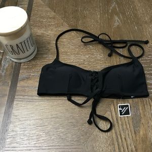 NWT Black Bikini Top